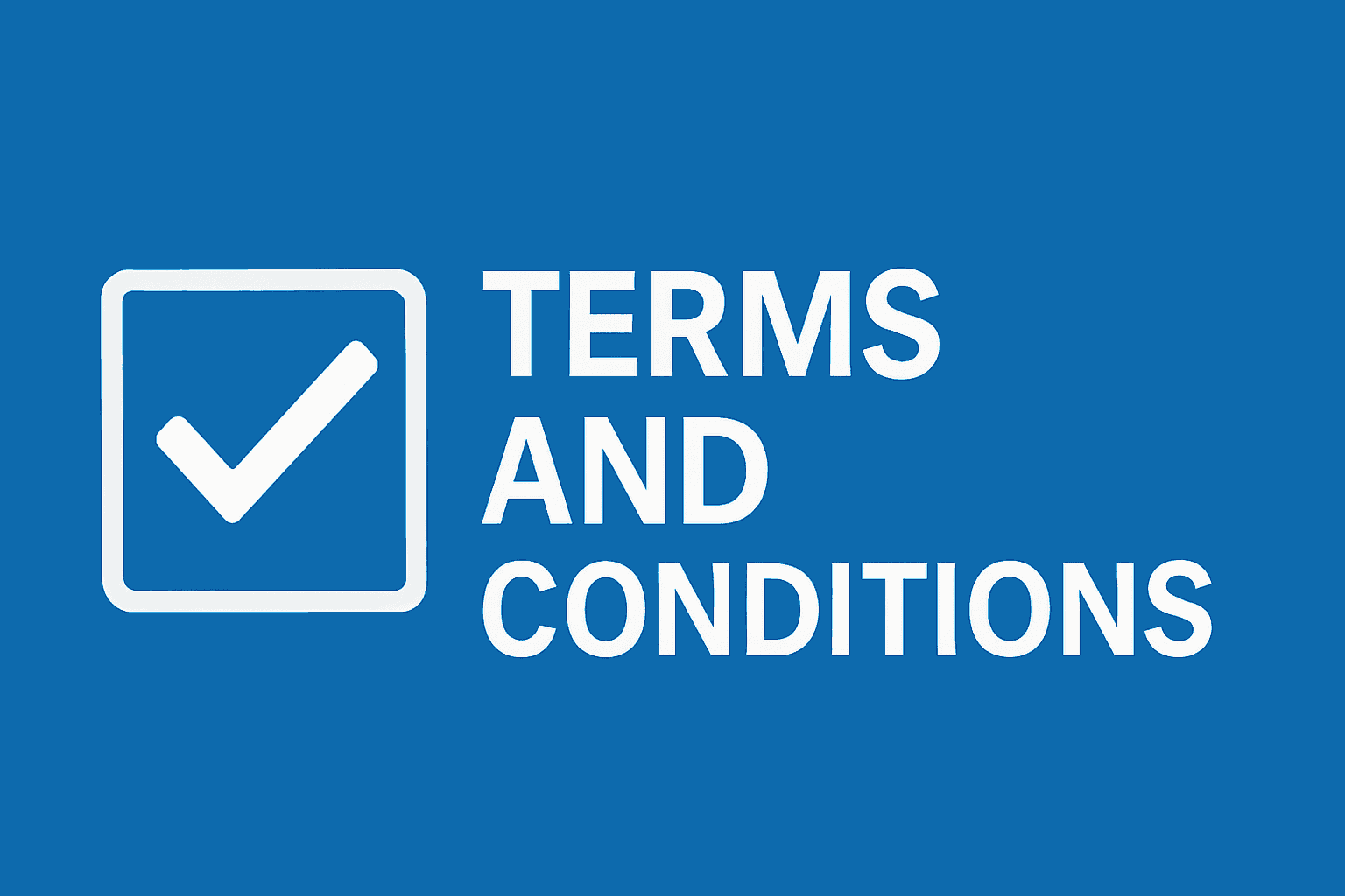 Terms and Conditions